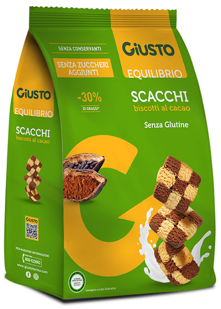 GIUSTO SENZA GLUTINE SCACCHI EQUILIBRIO 250 G - maxifarmacia.it