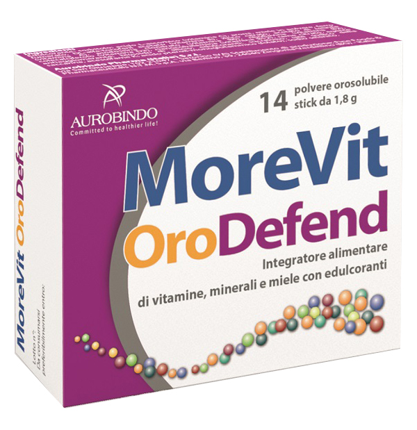 MOREVIT ORODEFEND 14 STICK 1,8 G CON EDULCORANTI - maxifarmacia.it