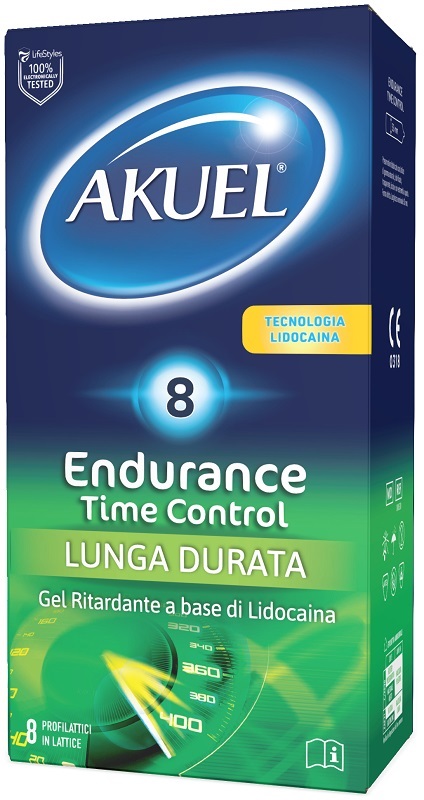 PROFILATTICO AKUEL ENDURANCE TIME CONTROL 8 PEZZI - maxifarmacia.it