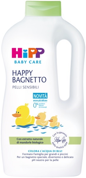 HIPP BABY CARE HAPPY BAGNETTO FORMATO FAMIGLIA FUN 1000 ML - maxifarmacia.it