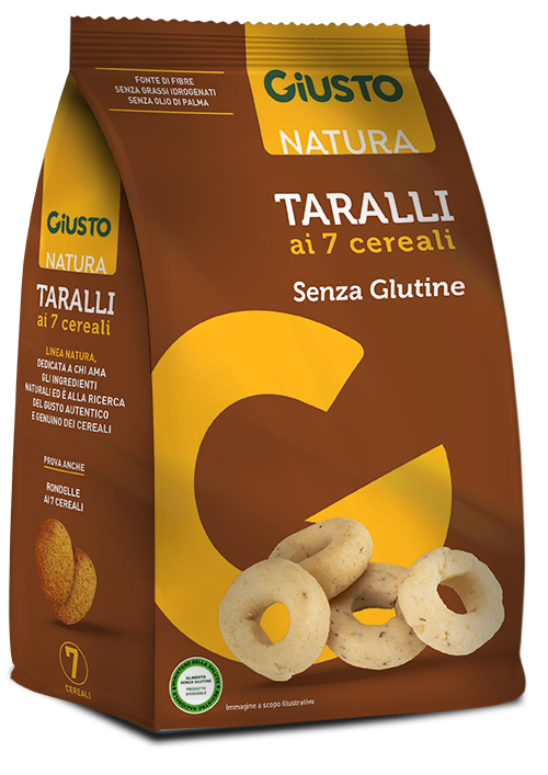 GIUSTO SENZA GLUTINE TARALLI 7 CEREALI 175 G - maxifarmacia.it