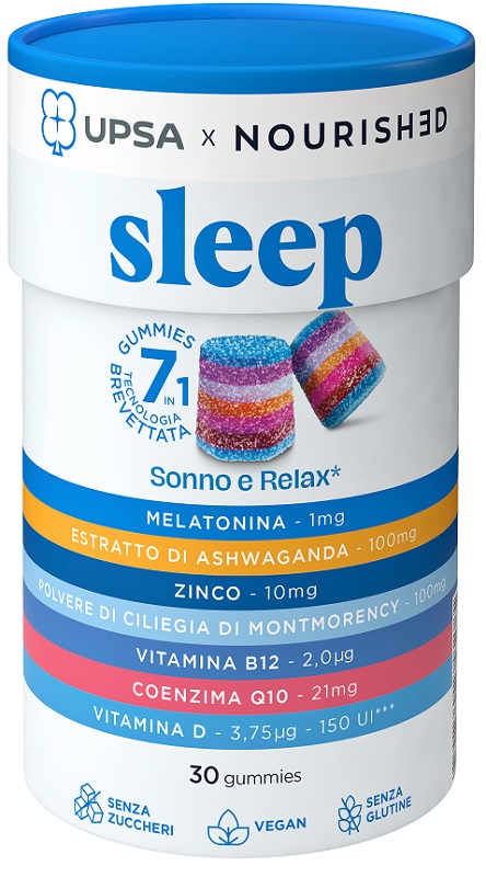 UPSA X NOURISHED SLEEP 30 GUMMIES - maxifarmacia.it