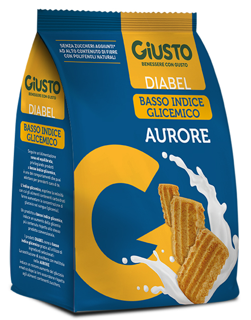 GIUSTO DIABEL BISCOTTO AURORE 150 G - maxifarmacia.it