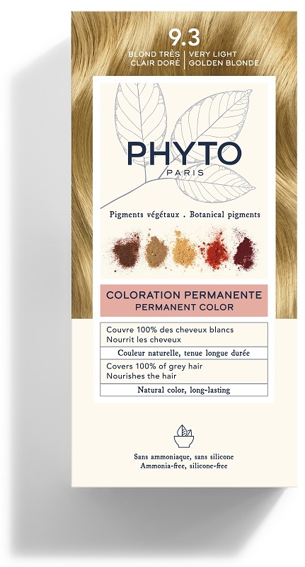 COLOR KIT 9,3 BIONDO CHIARISSIMO DORATO LATTE RIVELATORE 50 ML + CREMA COLORANTE 50 ML + MASCHERA PROTETTIVA COLORE 12 ML + GUANTI - maxifarmacia.it
