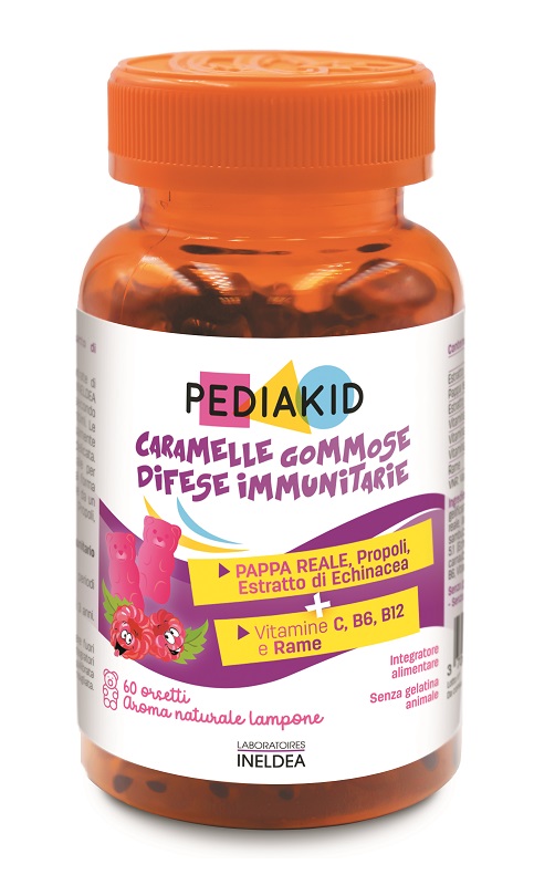 PEDIAKID DIFESE IMMUNITARIE 60 ORSETTI GOMMOSI - maxifarmacia.it