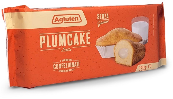 AGLUTEN PLUMCAKE LATTE 4 X 40 G - maxifarmacia.it