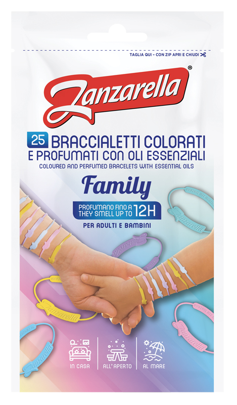 ZANZARELLA BRACCIALETTI FAMILY 25 PEZZI - maxifarmacia.it