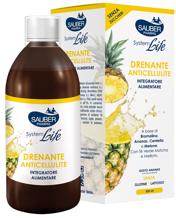 SAUBER DRENANTE ANTICELLULITE 500 ML - maxifarmacia.it