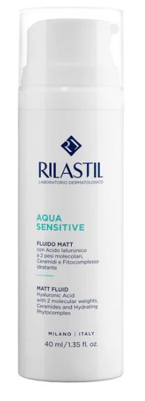 RILASTIL AQUA SENSITIVE FLUIDO MATT 40 ML - maxifarmacia.it