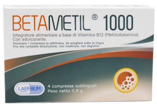 BETAMETIL 1000 4 COMPRESSE SUBLINGUALI - maxifarmacia.it