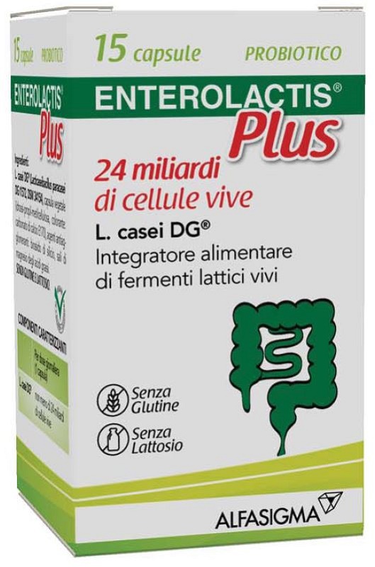 ENTEROLACTIS PLUS 15 CAPSULE - maxifarmacia.it