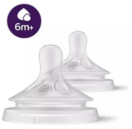 AVENT TETTARELLA NATURAL 3,0 LIQ DEN 2 PEZZI - maxifarmacia.it