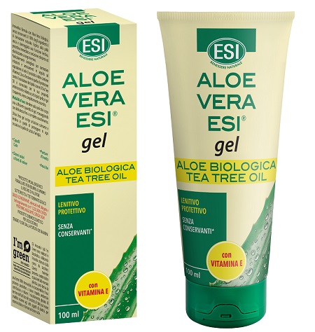 ESI ALOE VERA GEL TEA TREE CON VITAMINA E 100 ML - maxifarmacia.it