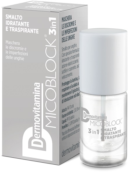 DERMOVITAMINA MICOBLOCK SMALTO BASE&TOP COAT 19 TRASPARENTE 5 ML - maxifarmacia.it
