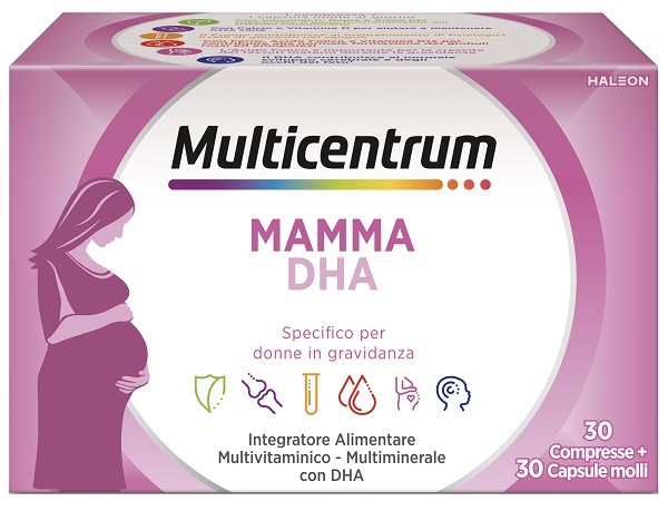 MULTICENTRUM MAMMA DHA 30 COMPRESSE + 30 CAPSULE - maxifarmacia.it