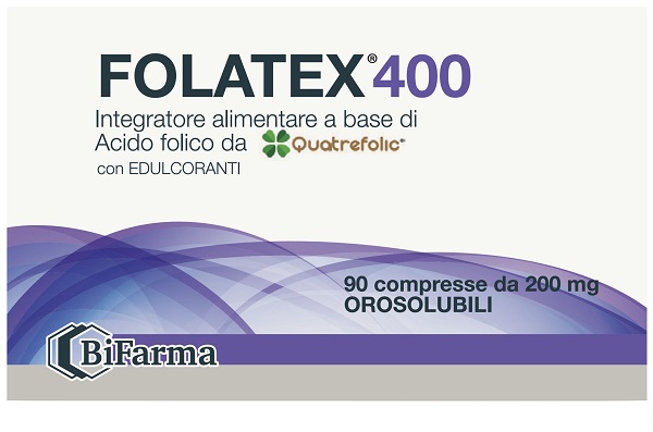 FOLATEX 400 90 COMPRESSE - maxifarmacia.it