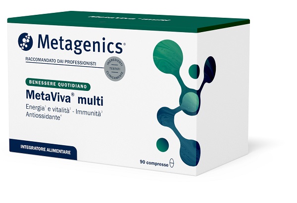 METAVIVA MULTI 90 COMPRESSE SENZA GLUTINE SENZA LATTOSIO - maxifarmacia.it