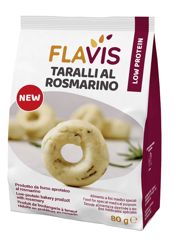 FLAVIS TARALLI ROSMARINO 80 G - maxifarmacia.it