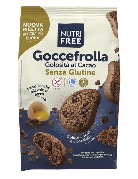 NUTRIFREE GOCCEFROLLA GOLOSITA' AL CACAO 300 G - maxifarmacia.it