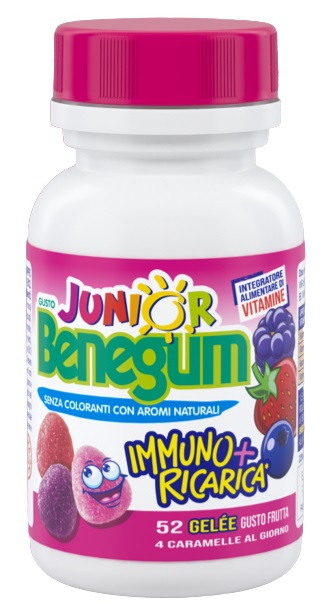 BENEGUM J IMMUNO + RICARICA FRUTTI ROSSI 156 G - maxifarmacia.it