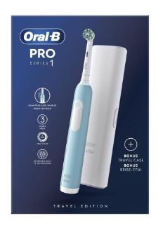 ORALB PRO 1 BLU SPAZZOLINO ELETTRICO+TC - maxifarmacia.it