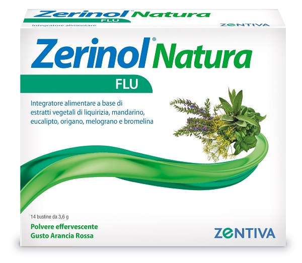 ZERINOL NATURA FLU 14 BUSTINE - maxifarmacia.it