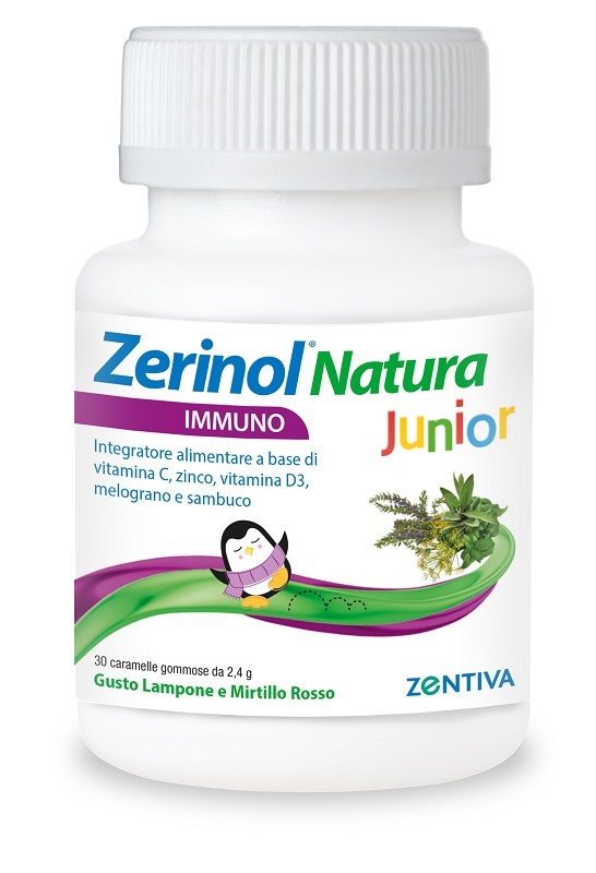 ZERINOL NATURA IMMUNO JUNIOR 30 CARAMELLE GOMMOSE - maxifarmacia.it