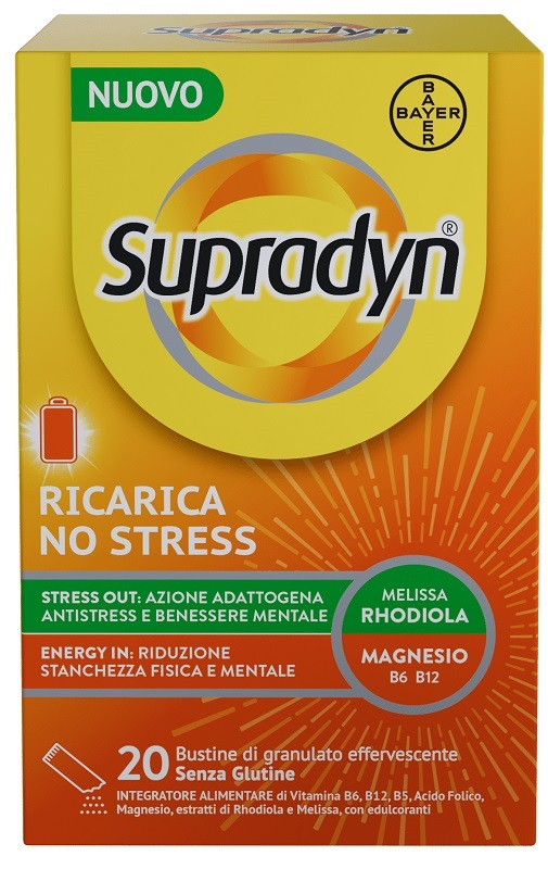 SUPRADYN RICARICA NO STRESS 20 BUSTINE - maxifarmacia.it