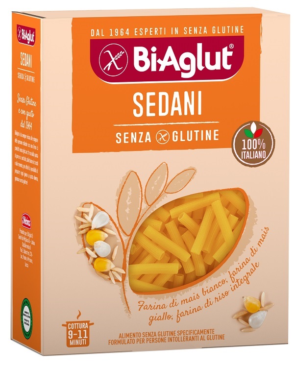 BIAGLUT PASTA SENZA GLUTINE SEDANI 400 G - maxifarmacia.it