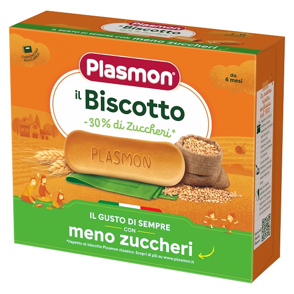PLASMON BISCOTTO -30% ZUCCHERO 320 G - maxifarmacia.it