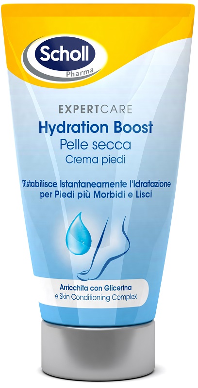 SCHOLL EXPERTCARE HYDRATION BOOST PELLE SECCA CREMA PIEDI 150 ML - maxifarmacia.it