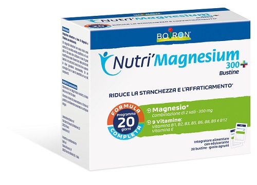 NUTRI'MAGNESIUM 300+ 20 BUSTINE - maxifarmacia.it