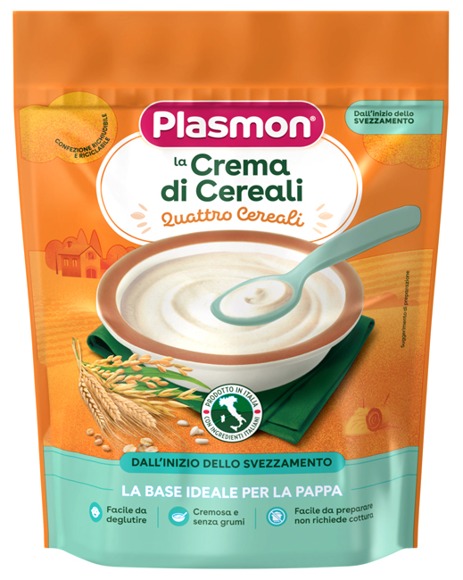 PLASMON CEREALI CREMA AI 4 CEREALI 200 G - maxifarmacia.it