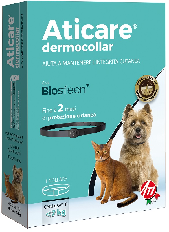 ATICARE DERMOCOLLAR CANI PICCOLI E GATTI CON PESO INFERIORE A 7 KG - maxifarmacia.it
