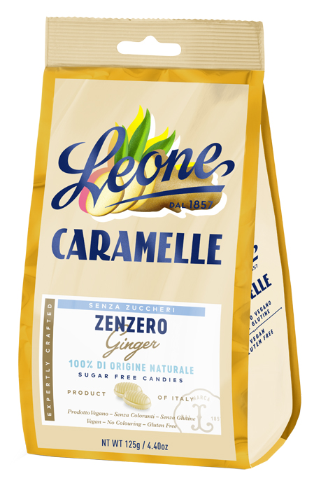 CARAMELLE SENZA ZUCCHERI ZENZERO 125 G - maxifarmacia.it