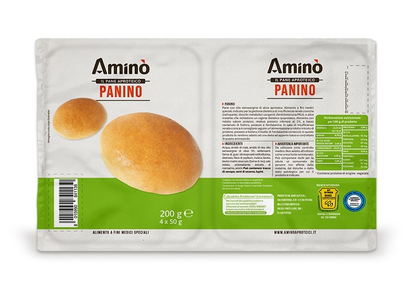 AMINO' PANINO 4 BLISTER X 50G - maxifarmacia.it