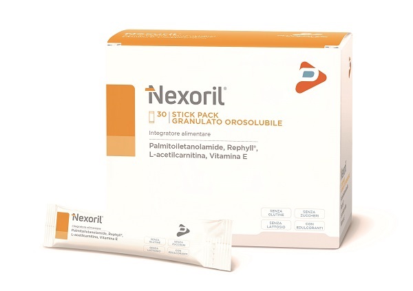 NEXORIL 30 STICK PACK GRANULATO OROSOLUBILE CON EDULCORANTI SENZA GLUTINE SENZA LATTOSIO SENZA ZUCCHERI - maxifarmacia.it