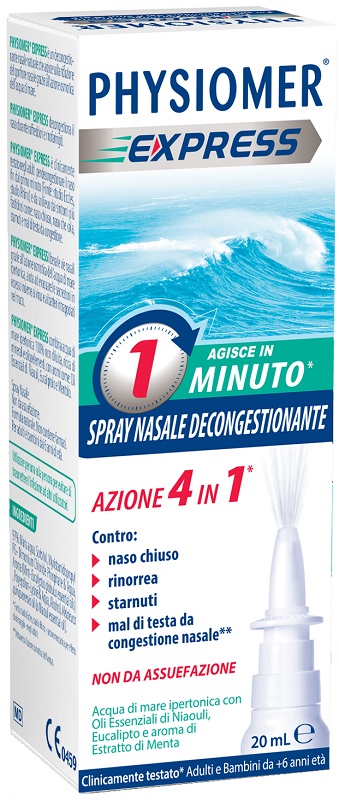 PHYSIOMER EXPRESS SPRAY 20 ML - maxifarmacia.it