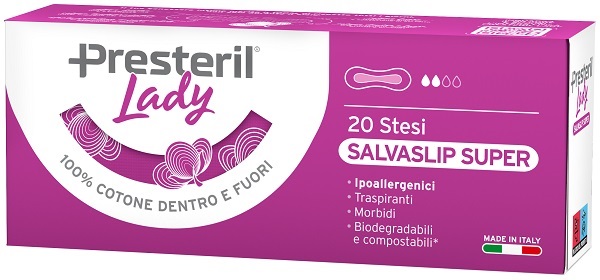 LADY PRESTERIL SALVASLIP SUPER STESI 20 PEZZI - maxifarmacia.it