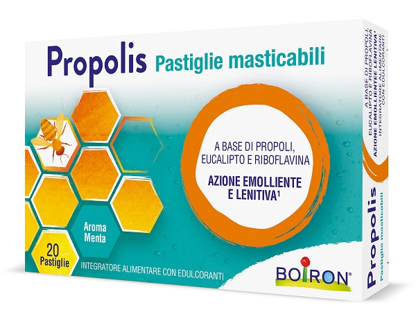 PROPOLIS PASTIGLIE MENTA 20 G - maxifarmacia.it