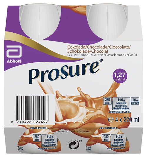 PROSURE CHOCOLATE 4 BOTTIGLIE DA 220 ML - maxifarmacia.it