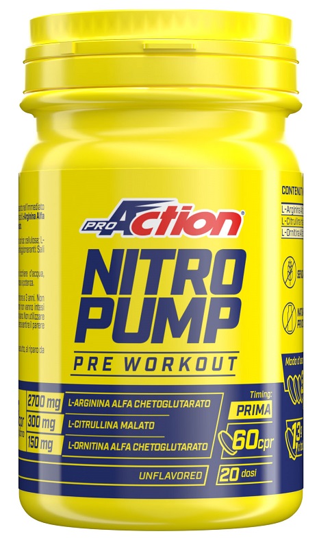PROACTION FIT NITRO PUMP 60 COMPRESSE SENZA GLUTINE - maxifarmacia.it