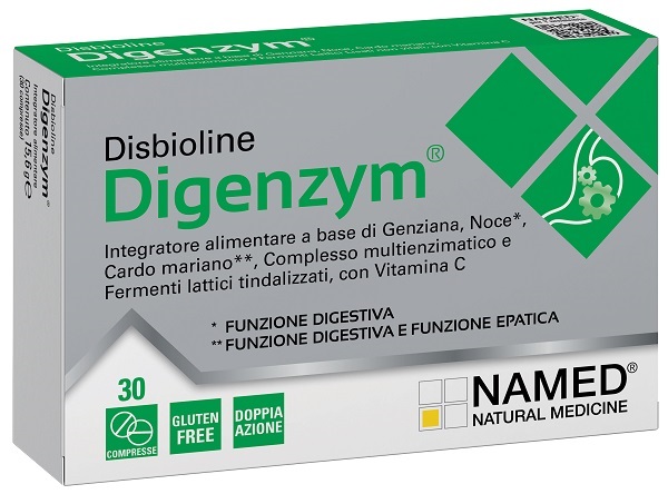 DISBIOLINE DIGENZYM AB 30 COMPRESSE - maxifarmacia.it