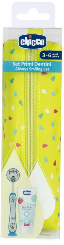 CHICCO SET DENTALE 3-6 YEARS AZZURRO - maxifarmacia.it