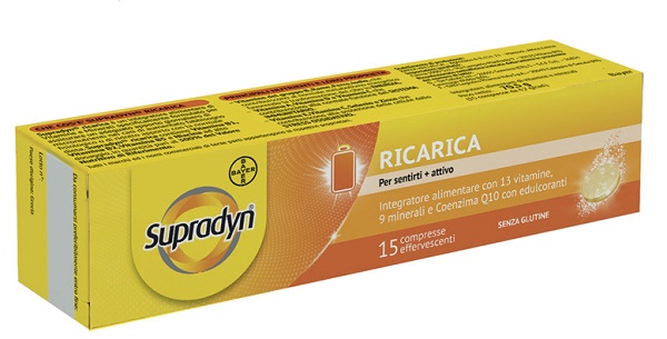 SUPRADYN RICARICA 15 COMPRESSE EFFERVESCENTI - maxifarmacia.it