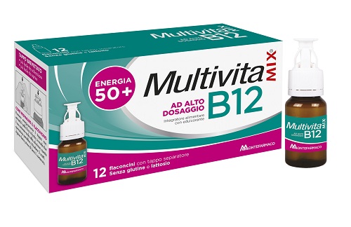 MULTIVITAMIX B12 12 FLACONCINI - maxifarmacia.it