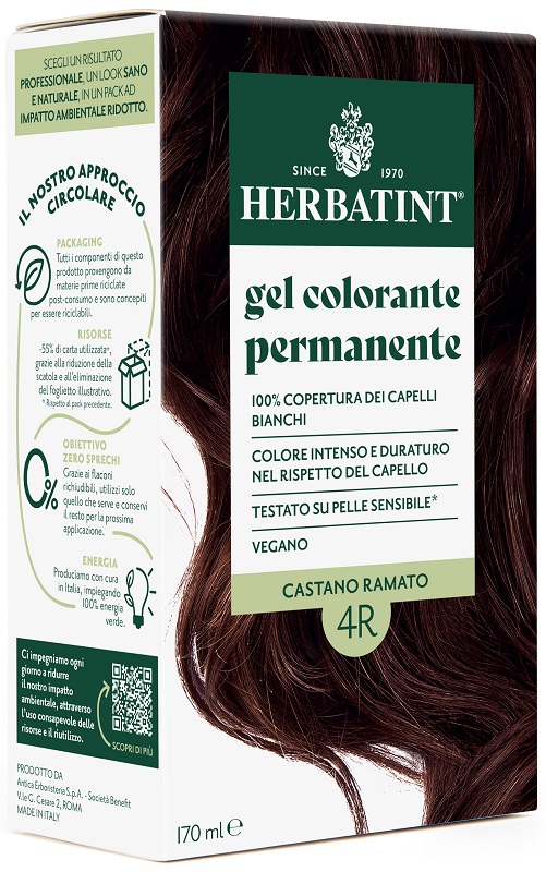 HERBATINT 4R CASTANO RAMATO 170 ML - maxifarmacia.it