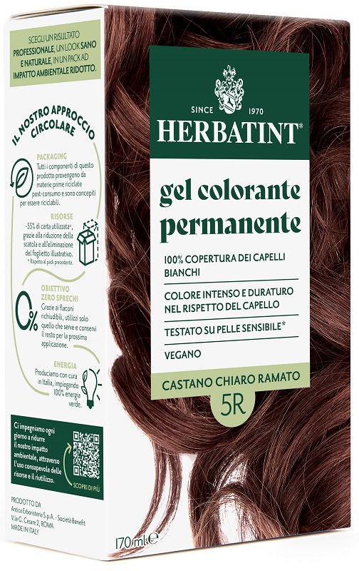 HERBATINT 5R CASTANO CHIARO RAMATO 170 ML - maxifarmacia.it
