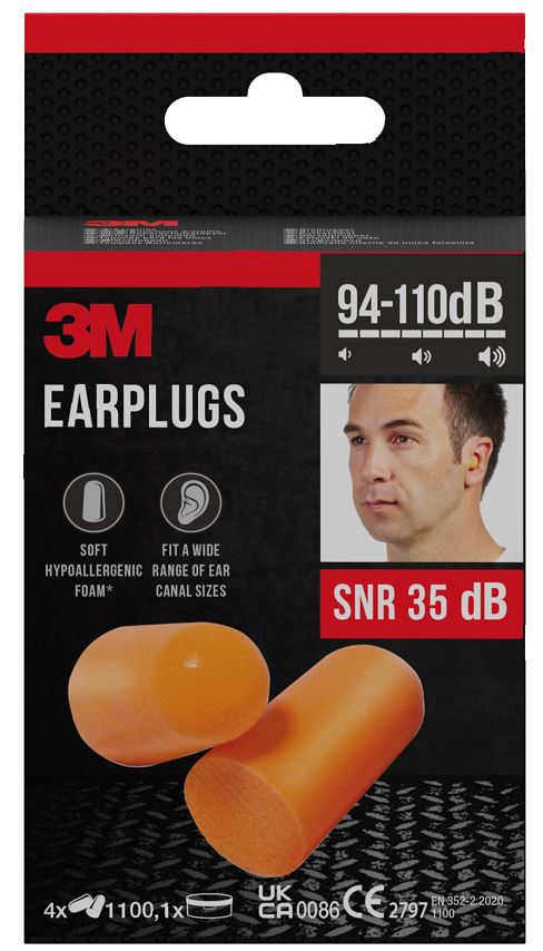 3M INSERTI AURICOLARI 1100 CON CUSTODIA 4 PAIA - maxifarmacia.it