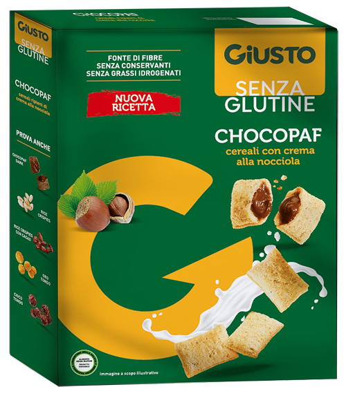 GIUSTO SENZA GLUTINE CHOCOPAF 250 G - maxifarmacia.it